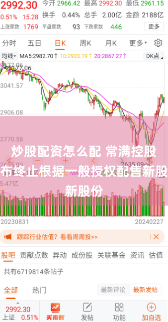 炒股配资怎么配 常满控股公布终止根据一般授权配售新股份